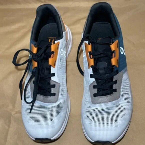 On Women's Cloudrift Breathable Walking Sneaker Shoes, Ivory / Storm Size 7 - Picture 6 of 7